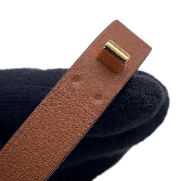 HERMES As de Coeur Bracelet Size T2 Swift Leather Gold - Picture 5 of 14